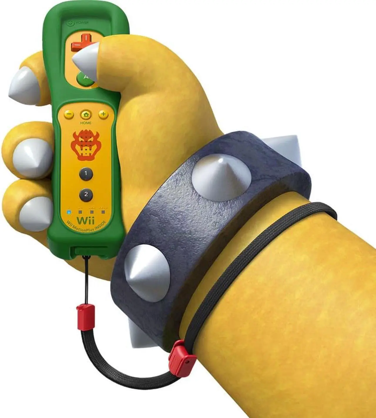 Alt view image 3 of 11 - Nintendo Wii U Bowser Wii Remote Plus w/ Built-In Motion Plus