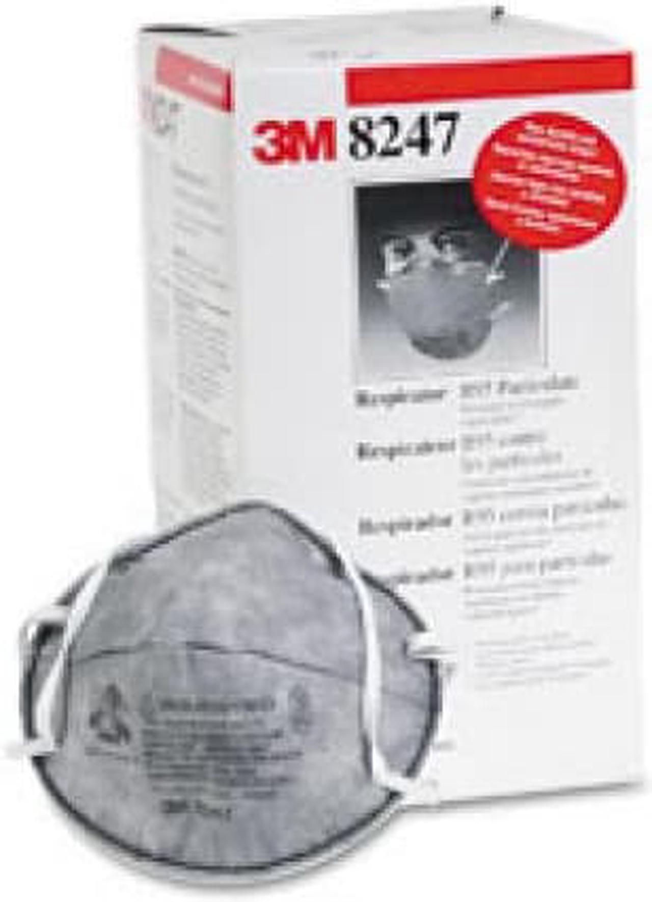 Alt view image 2 of 15 - 3M OH&ESD 142-8247 R95 W-Nuisance Level Organic Vapor Relie