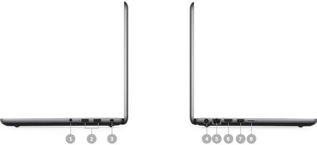 Alt view image 6 of 20 - Dell Latitude 3000 3380 13.3" LCD Notebook - Intel Core i3 (6th Gen) i3-6006U Dual-core (2 Core) 2 GHz - 4 GB DDR4 SDRAM - 128 GB SSD - Windows 10 Pro 64-bit (English/French/Spanish) - 1366 x 768 - Black