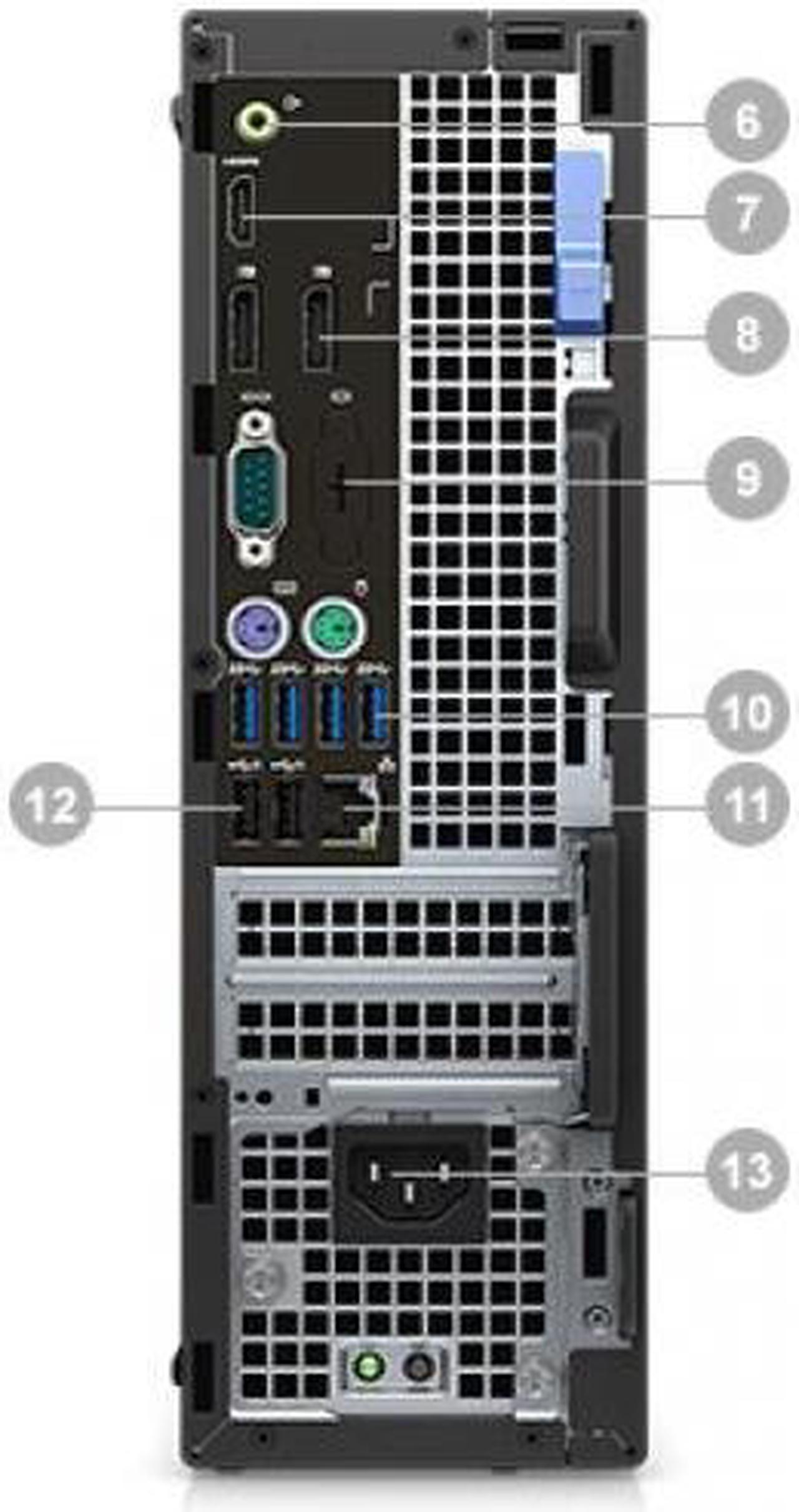 Dell OptiPlex 5000 5050 Desktop Computer - Intel Core i5 (7th Gen) i5-7500 3.40 GHz - 8 GB DDR4 SDRAM - 128 GB SSD - Windows 10 Pro 64-bit (English/French/Spanish) - Small Form Factor