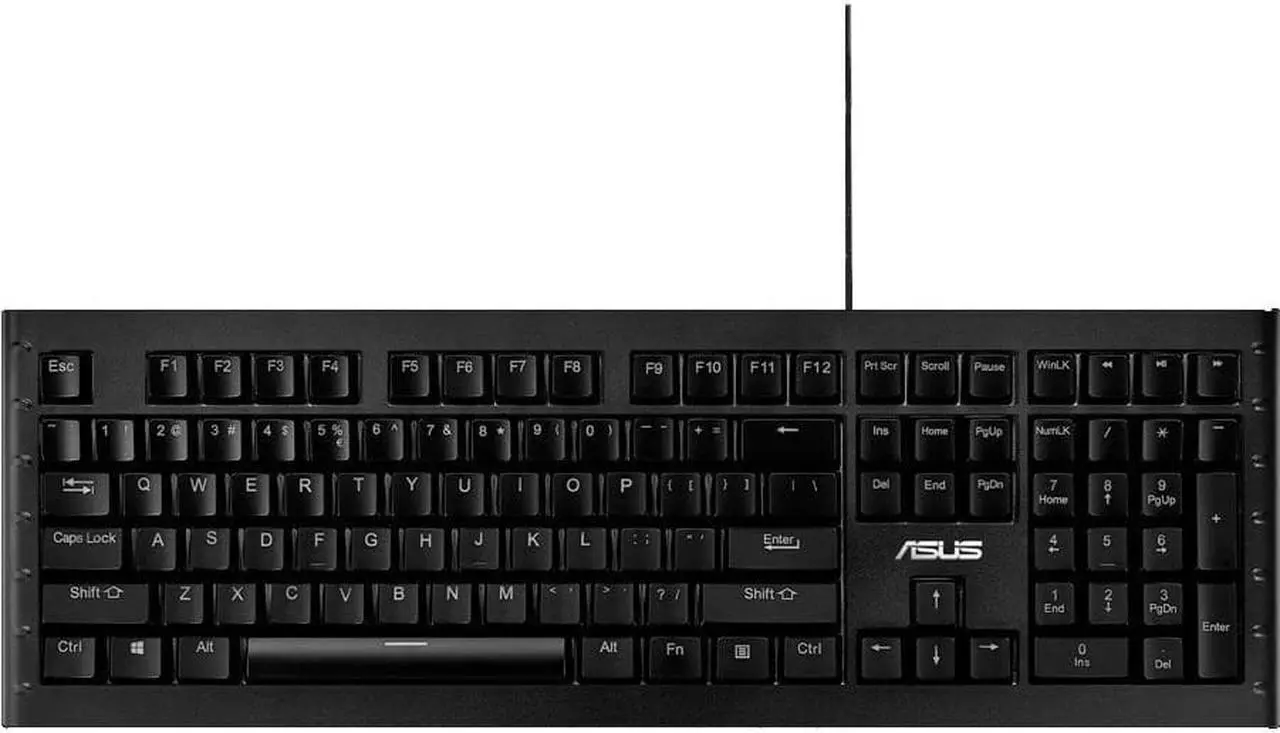 Alt view image 2 of 6 - Asus - 90XB03H0-BKB000 - Asus Sagaris GK1100 Mechanical Gaming Keyboard - Cable Connectivity - Retail - USB Interface -
