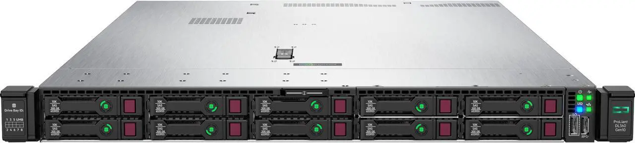Alt view image 4 of 6 - HP ProLiant DL360 G10 1U Rack Server 1U Rack Server