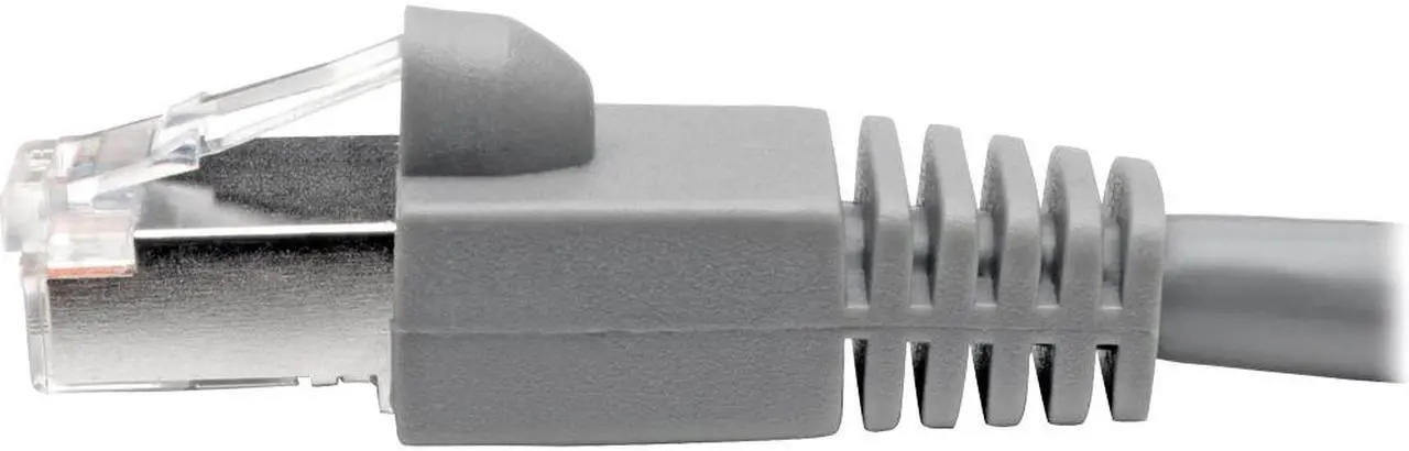 Alt view image 8 of 10 - Tripp Lite N262-001-GY Cat6A 10G-Certified Snagless Shielded Stp Network Patch Cable (Rj45 M/M) , Poe, Gray, 1 Ft. - Patch Cable (Dte) - Rj-45 (M) To Rj-45 (M) - 1 Ft - Stp - Cat 6A - Ieee 802.3Af -