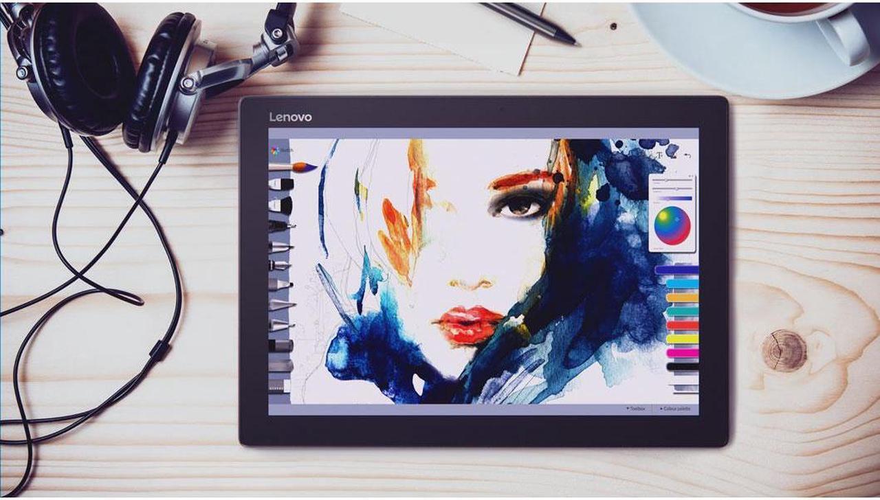 Alt view image 3 of 18 - Lenovo Miix 720 Intel Core i7-7500U 16GB Memory 512 GB SSD Intel HD Graphics 620 12.0" Touch Screen 2880 x 1920 Detachable 2-in-1 Laptop Windows 10 Pro 64-Bit 80VV00CMUS