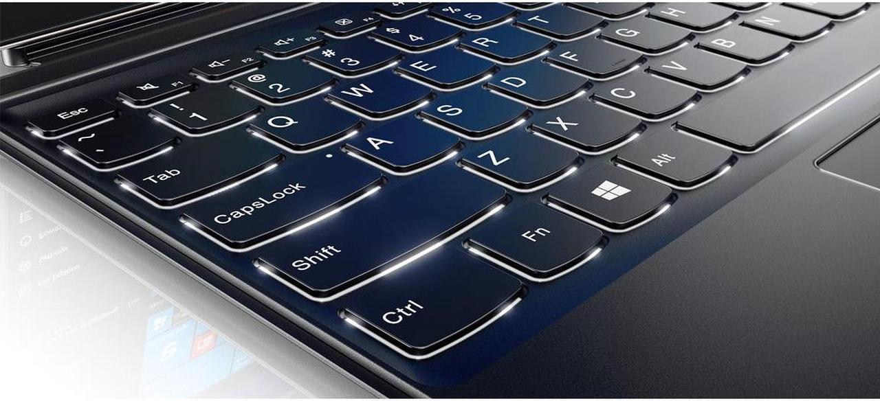 Alt view image 4 of 18 - Lenovo Miix 720 Intel Core i7-7500U 16GB Memory 512 GB SSD Intel HD Graphics 620 12.0" Touch Screen 2880 x 1920 Detachable 2-in-1 Laptop Windows 10 Pro 64-Bit 80VV00CMUS
