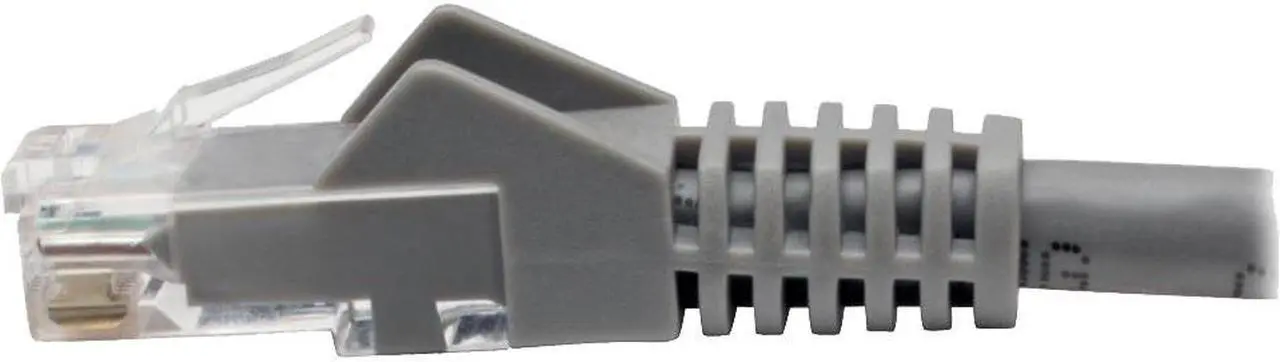 Main image of Tripp Lite N201-06N-GY Premium Cat6 Gigabit Snagless Molded Utp Patch Cable, 24 Awg, 550 Mhz/1 Gbps (Rj45 M/M) , Gray, 6 In. - Patch Cable - Rj-45 (M) To Rj-45 (M) - 5.9 In - Utp - Cat 6 - Ieee 802.3