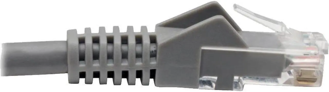 Alt view image 4 of 18 - Tripp Lite N201-06N-GY Premium Cat6 Gigabit Snagless Molded Utp Patch Cable, 24 Awg, 550 Mhz/1 Gbps (Rj45 M/M) , Gray, 6 In. - Patch Cable - Rj-45 (M) To Rj-45 (M) - 5.9 In - Utp - Cat 6 - Ieee 802.3
