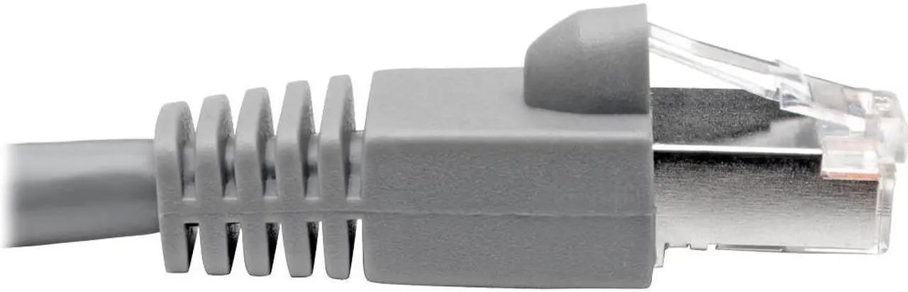 Alt view image 4 of 20 - Tripp Lite N262-010-GY Cat6A 10G-Certified Snagless Shielded Stp Network Patch Cable (Rj45 M/M) , Poe, Gray, 10 Ft. - Patch Cable (Dte) - Rj-45 (M) To Rj-45 (M) - 10 Ft - Stp - Cat 6A - Ieee 802.3Af