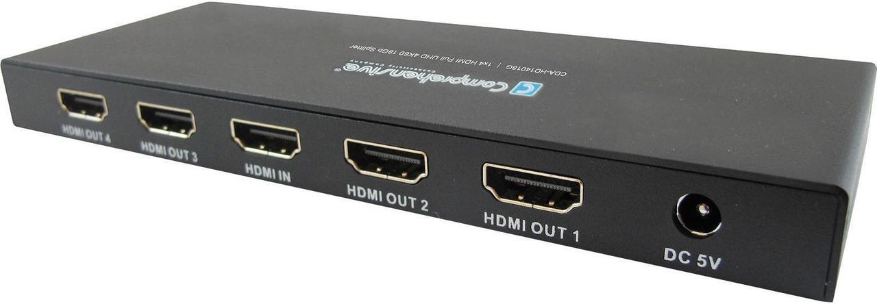 Main image of Comprehensive 1x4 HDMI Full UHD 4K60 18Gb Splitter CDA-HD14018G