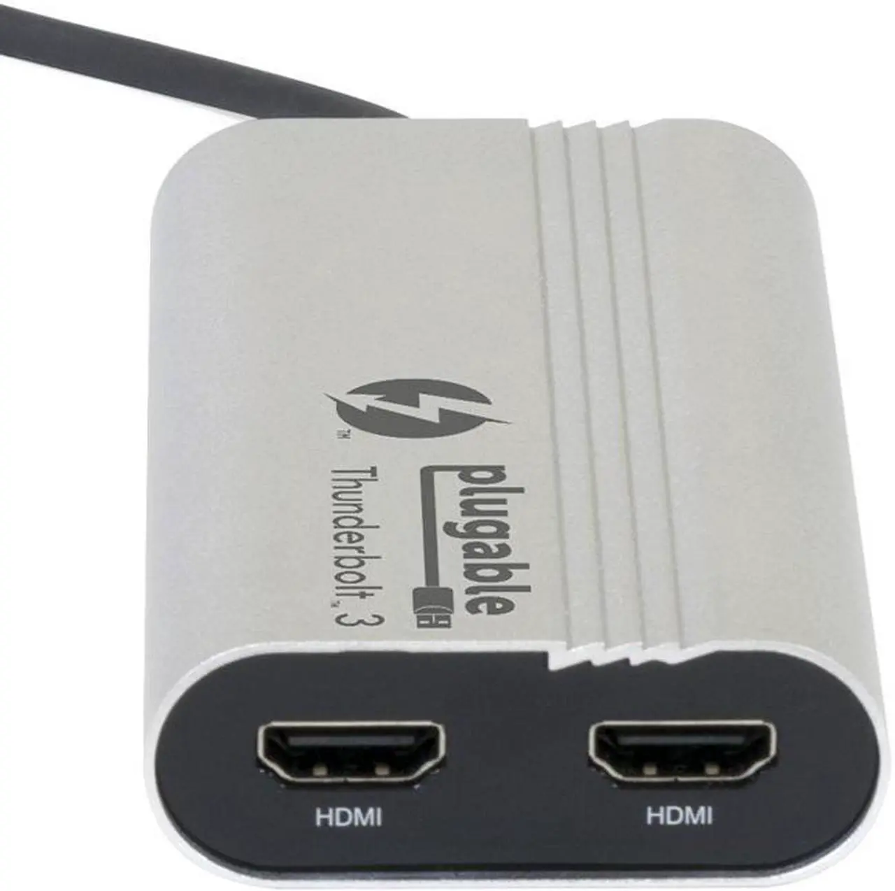 Main image of Plugable Thunderbolt 3 Dual Monitor Adapter - USB-C to HDMI for Mac and Windows