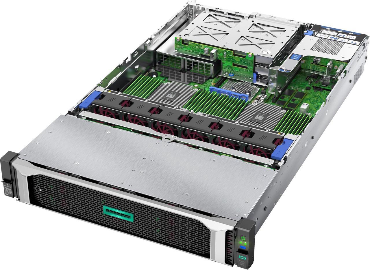 Alt view image 3 of 5 - HP ProLiant DL385 G10 2U Rack Server - 2 x AMD EPYC 7451 Tetracosa-core (24 Core) 2.30 GHz - 64 GB Installed DDR4 SDRAM - 12Gb/s SAS Controller - 2 x 800 W - 2 Processor Support - 1 TB RAM Support - G