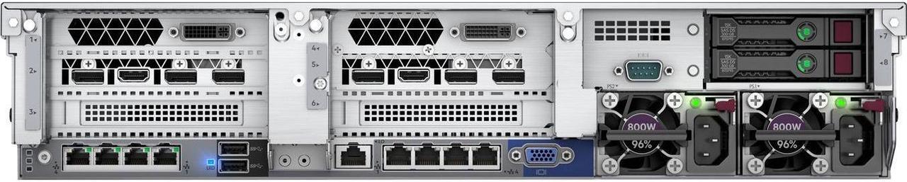 Main image of HP ProLiant DL385 G10 2U Rack Server - 2 x AMD EPYC 7451 Tetracosa-core (24 Core) 2.30 GHz - 64 GB Installed DDR4 SDRAM - 12Gb/s SAS Controller - 2 x 800 W - 2 Processor Support - 1 TB RAM Support - G