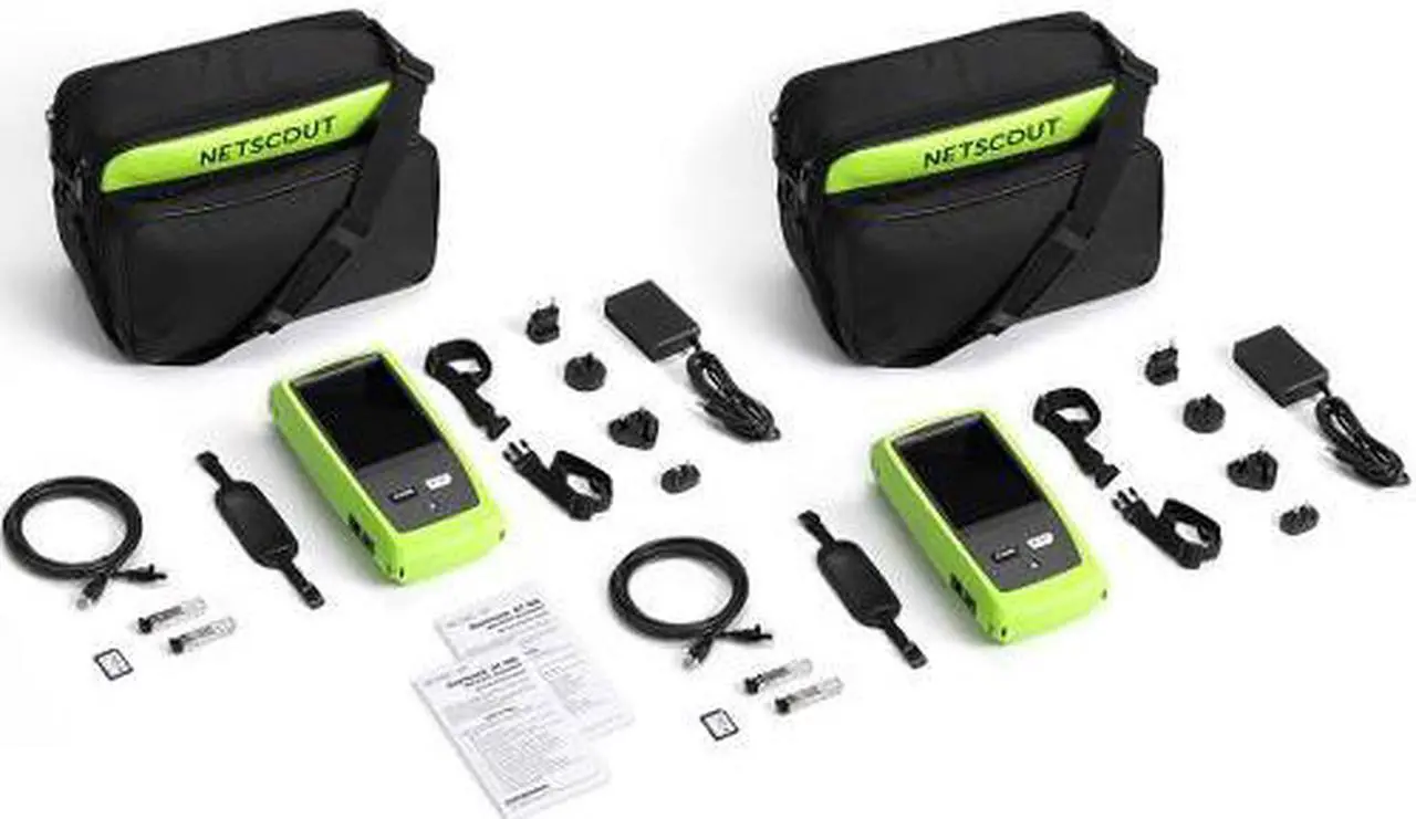 Main image of NetScout OneTouch AT 10G Network Assistant - Fiber Optic Cable Testing, Twisted Pair Cable Testing - 1 x Network (RJ-45) - SFP, SFP+ - Twisted Pair, Optical Fiber - 10 Gigabit Ethernet, Gigabit Ethern