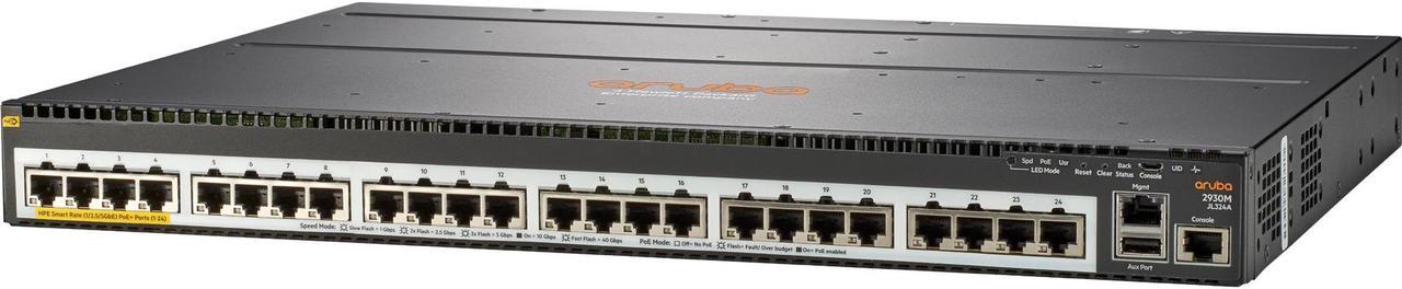 Aruba 2930M 24 HPE Smart Rate PoE+ 1-slot Switch