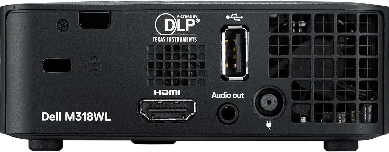 Alt view image 2 of 11 - Dell Mobile Projector M318WL 500 ANSI lumens WXGA (1280 x 800) 16:10