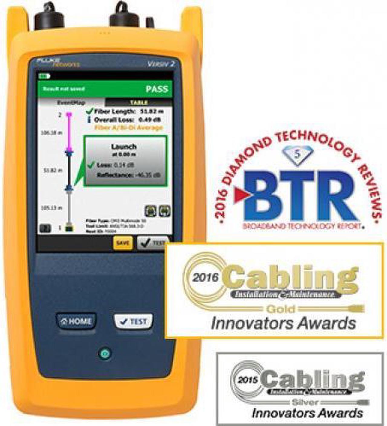 Alt view image 3 of 10 - Fluke Networks OptiFiber Pro OFP2-100-QI Cable Analyzer