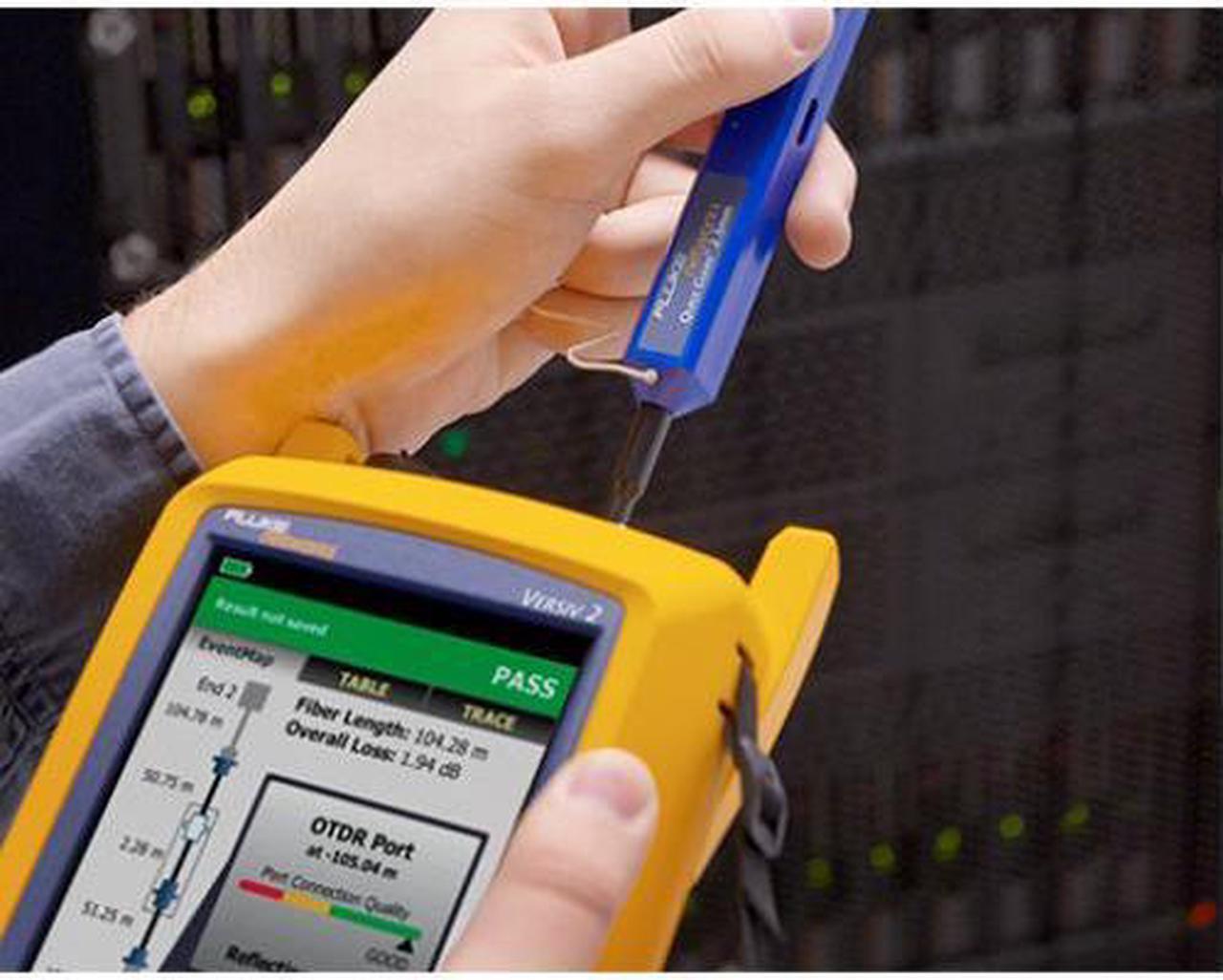 Alt view image 6 of 10 - Fluke Networks OptiFiber Pro OFP2-100-QI Cable Analyzer