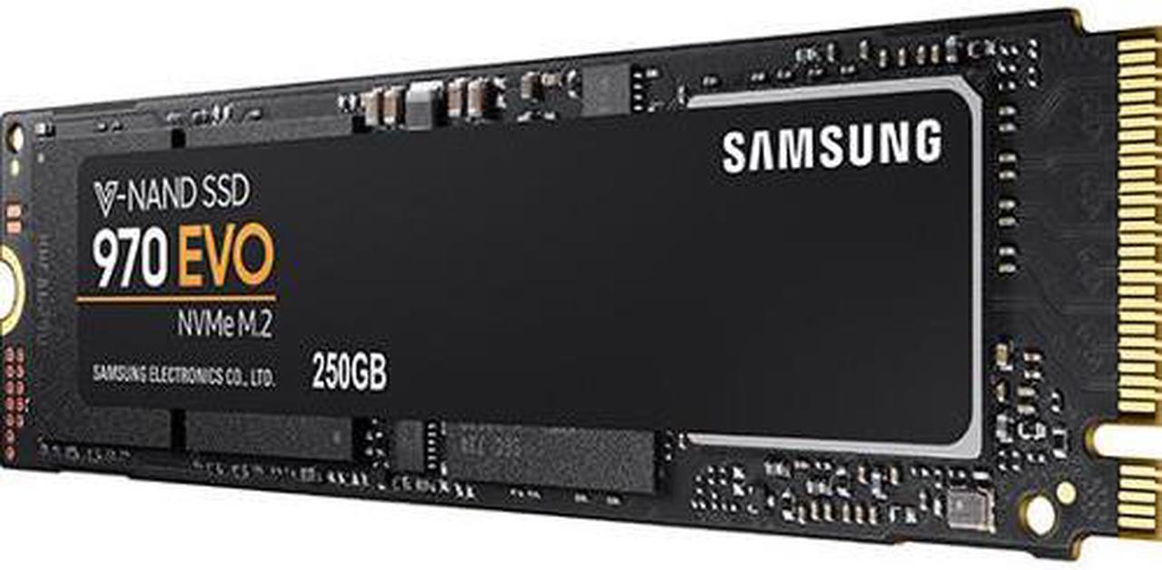 Alt view image 2 of 6 - SAMSUNG 970 EVO M.2 2280 250GB PCIe Gen 3.0 x4, NVMe 1.3 V-NAND 3-bit MLC Internal Solid State Drive (SSD) MZ-V7E250E