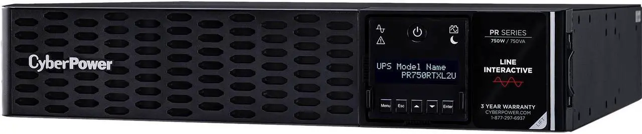 Alt view image 2 of 6 - CyberPower PR750RTXL2U Smart App Sinewave UPS