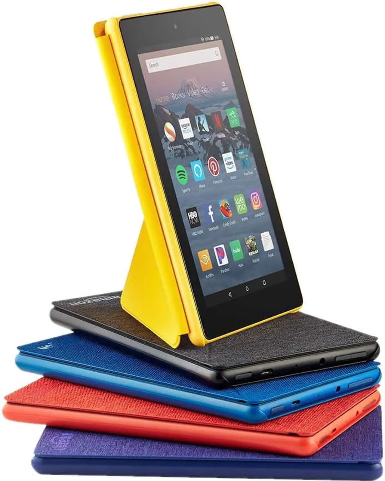 Alt view image 3 of 20 - Amazon Fire HD 8 Tablet 16GB 8" HD Display with Alexa, Blue