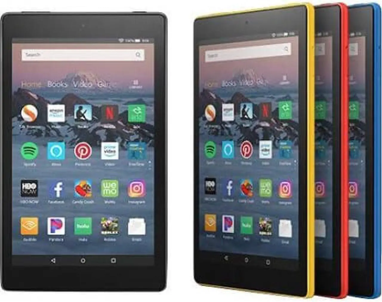 Alt view image 5 of 20 - Amazon Fire HD 8 Tablet 16GB 8" HD Display with Alexa, Blue