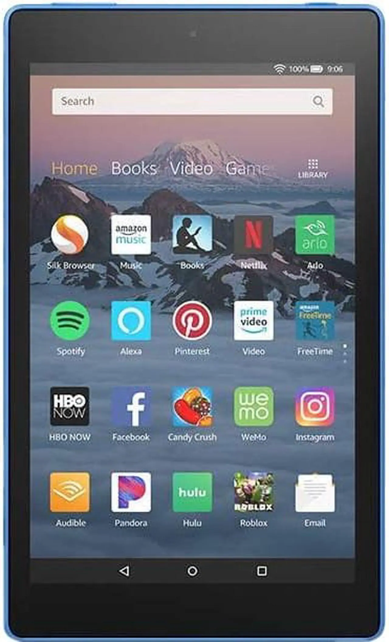 Alt view image 6 of 20 - Amazon Fire HD 8 Tablet 16GB 8" HD Display with Alexa, Blue