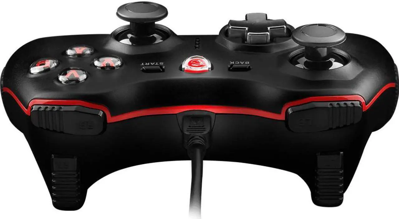 Alt view image 4 of 6 - MSI AC Force GC20 GAMING Controller Wired 2m USB PC Android devices PS3