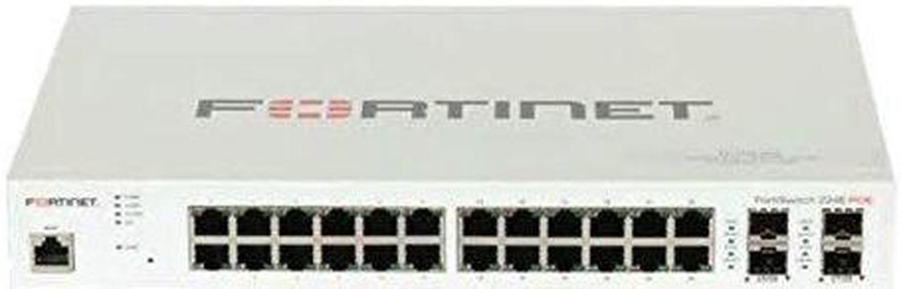 Fortinet FortiSwitch 224E 24Port L3 Managed -10/100/1000 Switch FS-224E