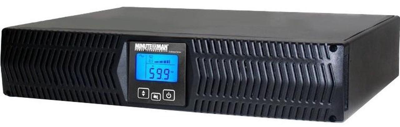 Alt view image 3 of 7 - Minuteman Endeavor ED1000RTXL2U 1000VA Tower/Rack/Wall Mountable UPS - 2U Tower/Rack/Wall Mountable - 3 Minute Stand-by - 120 V AC Input - 120 V AC Output - 8 x NEMA 5-15R Receptacle(s)