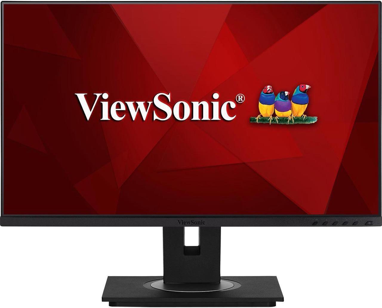 ViewSonic VG2455 24 Inch IPS 1080p Monitor with USB 3.1 Type C HDMI DisplayPort VGA and 40 Degree Tilt Ergonomics for Home and Office