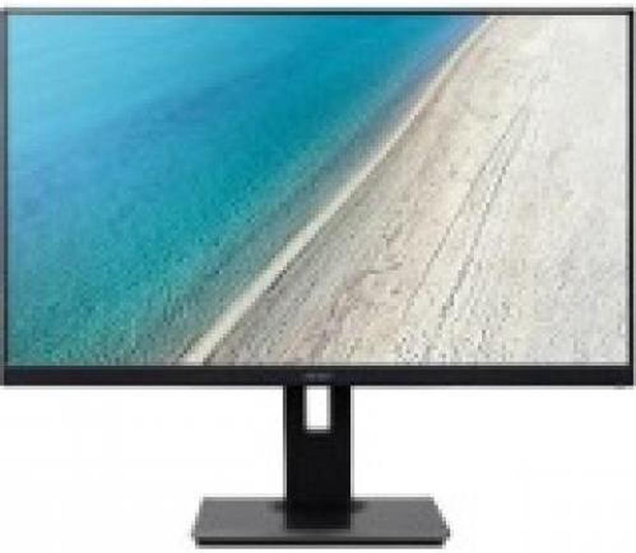 Acer B277U 27" WQHD 2560 x 1440 2K 75Hz 4ms (GTG) 2xHDMI DisplayPort AMD FreeSync USB 3.0 Hub Built-in Speakers Backlit LED IPS Monitor