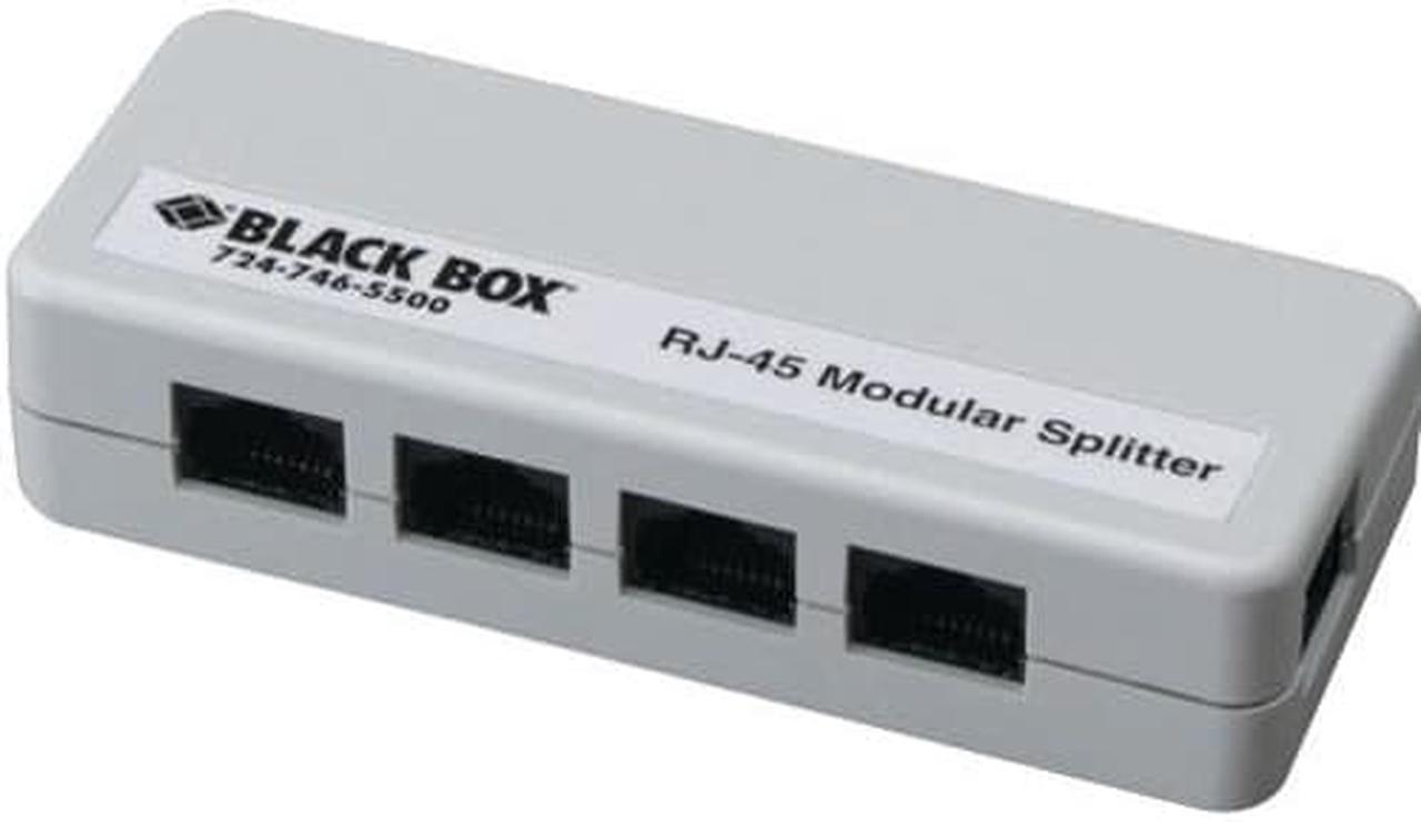 Black Box RJ-45 Modular Splitter, 5-Position, 8 x 8, Unshielded, A Pinning (fm800-r2)