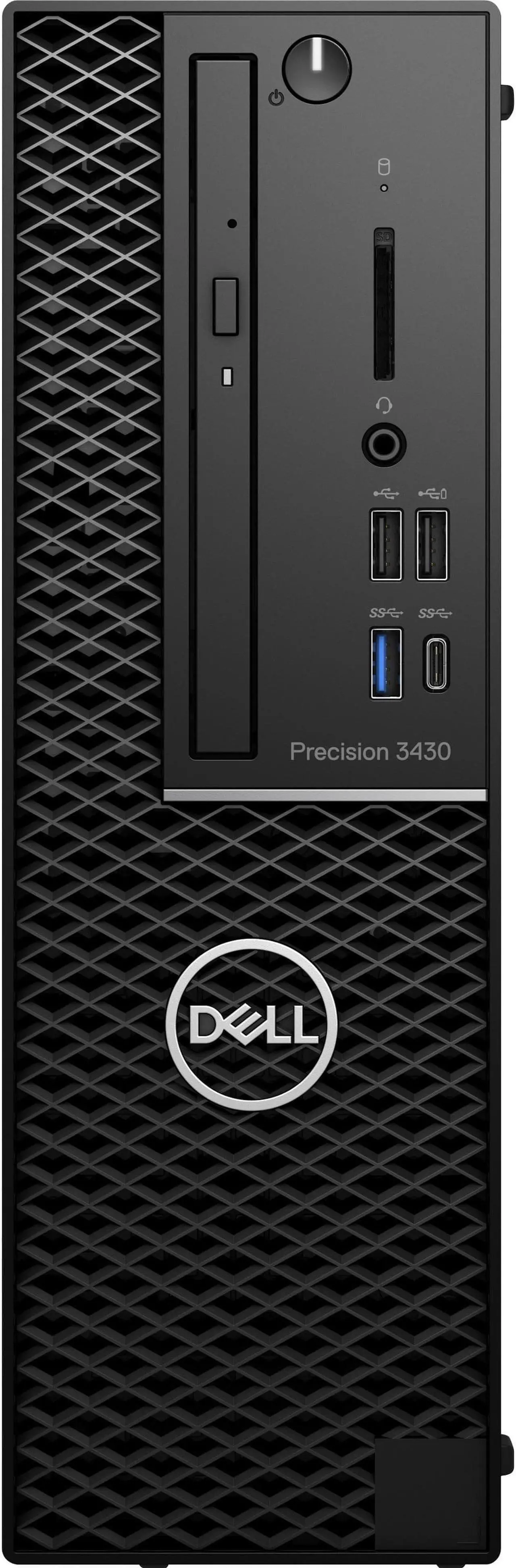 Alt view image 6 of 8 - Dell Precision 3000 3430 Workstation - Intel Xeon E-2124 Quad-core (4 Core) 3.30 GHz - 16 GB DDR4 SDRAM - 256 GB SSD - NVIDIA Quadro P1000 4 GB Graphics - Windows 10 Pro for Workstations (English/F