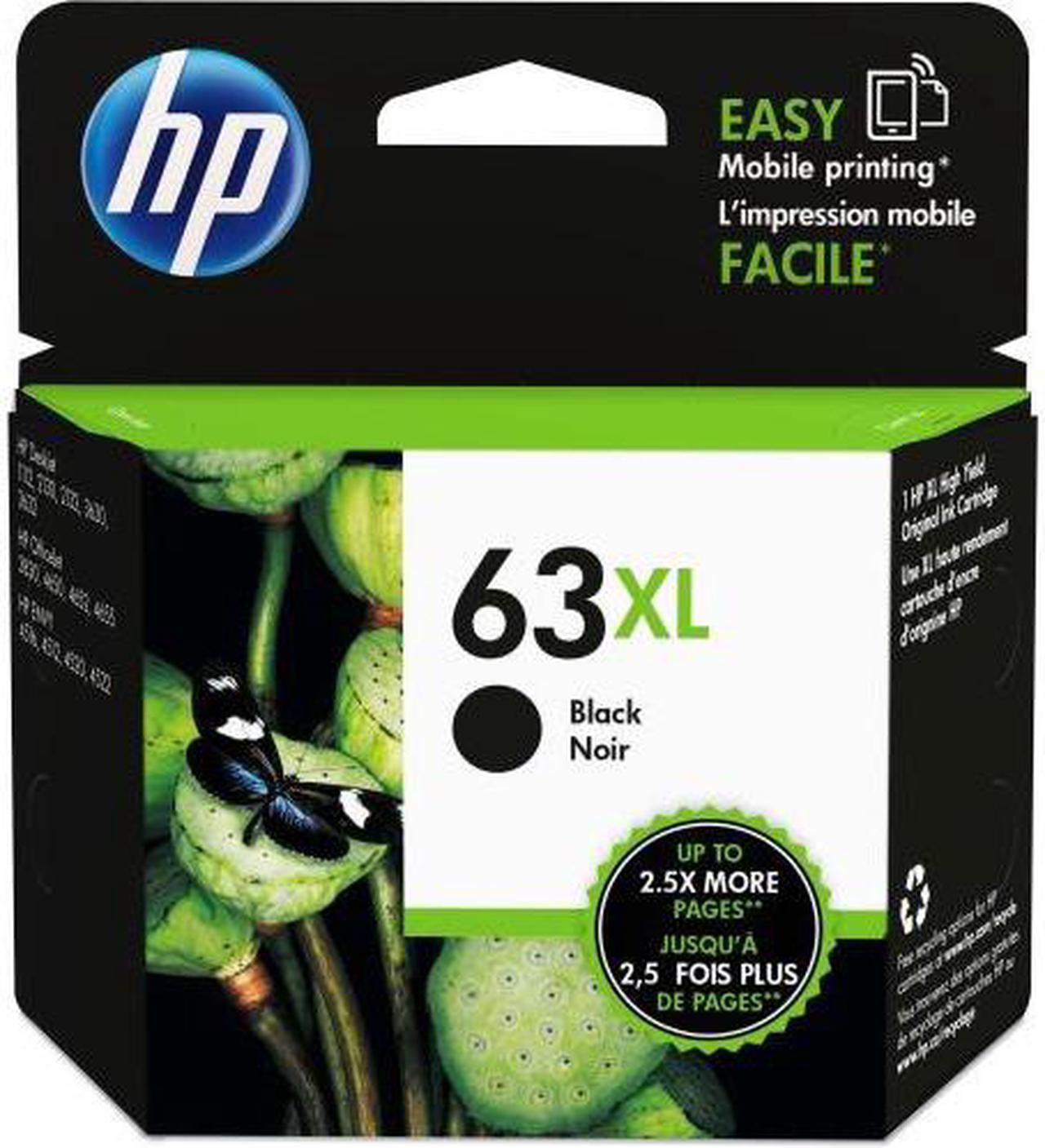 HP 63XL High Yield Ink Cartridge - Black