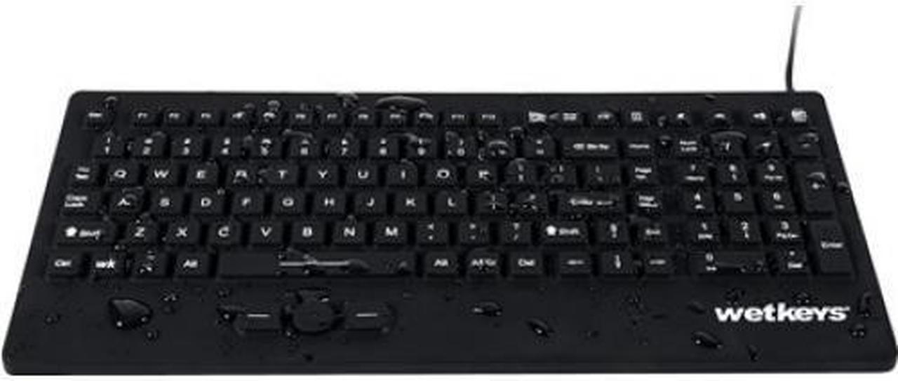 Wetkeys Rugged-Point Keyboard KBWKRC105SPIBK