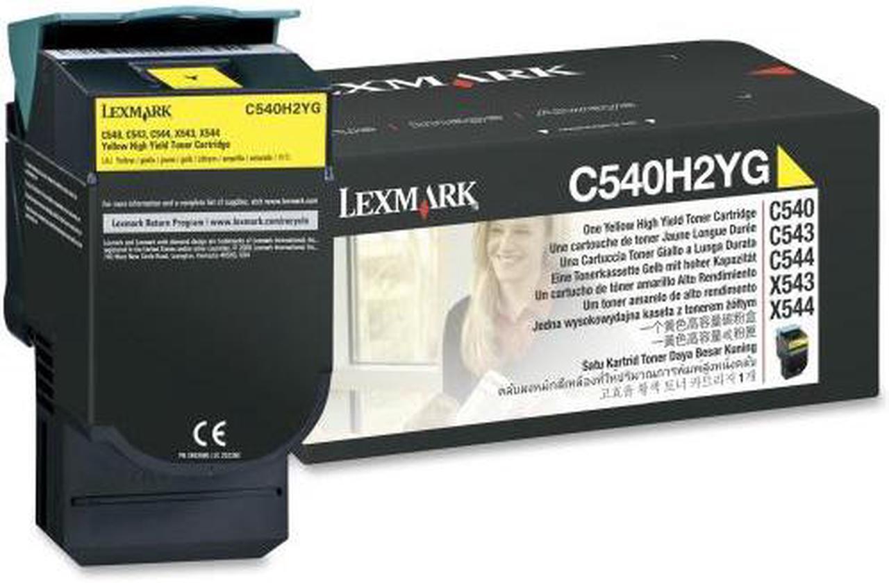 Alt view image 4 of 12 - C540h2yg High-Yield Toner, 2000 Page-Yield, Yellow