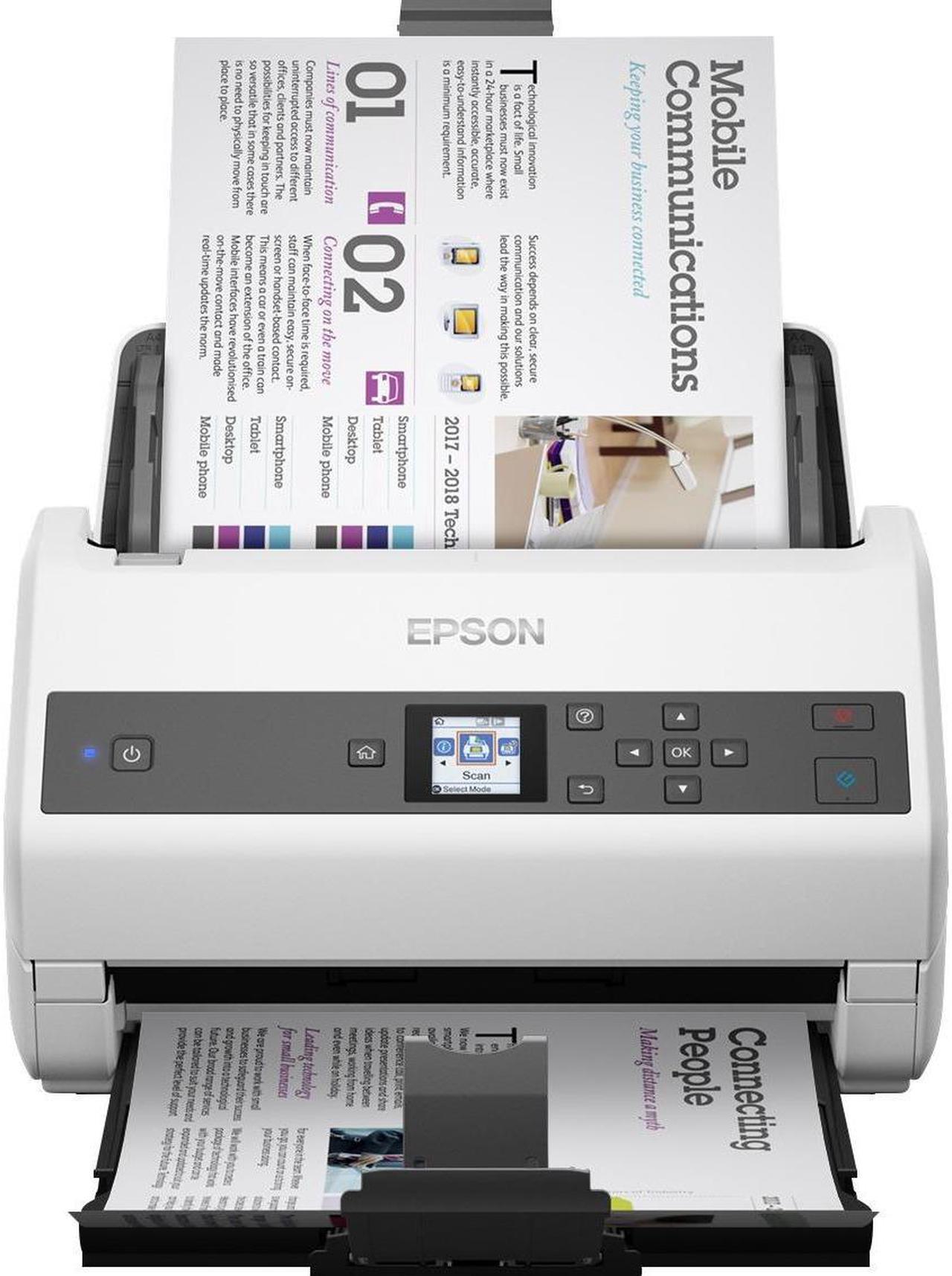 Epson WorkForce DS-870 Sheetfed Scanner 600 dpi Optical B11B250201