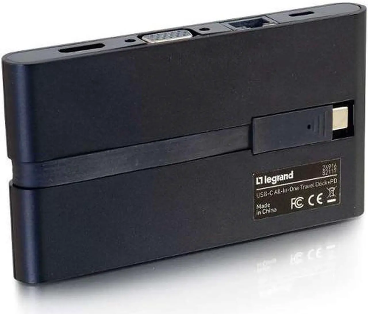 Alt view image 4 of 9 - C2g Usb C Docking Station - Multiport - Hdmi Vga And Ethernet With Power