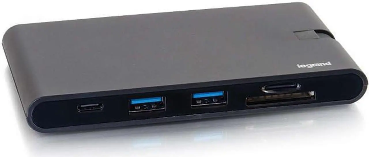 Alt view image 2 of 9 - C2g Usb C Docking Station - Multiport - Hdmi Vga And Ethernet With Power