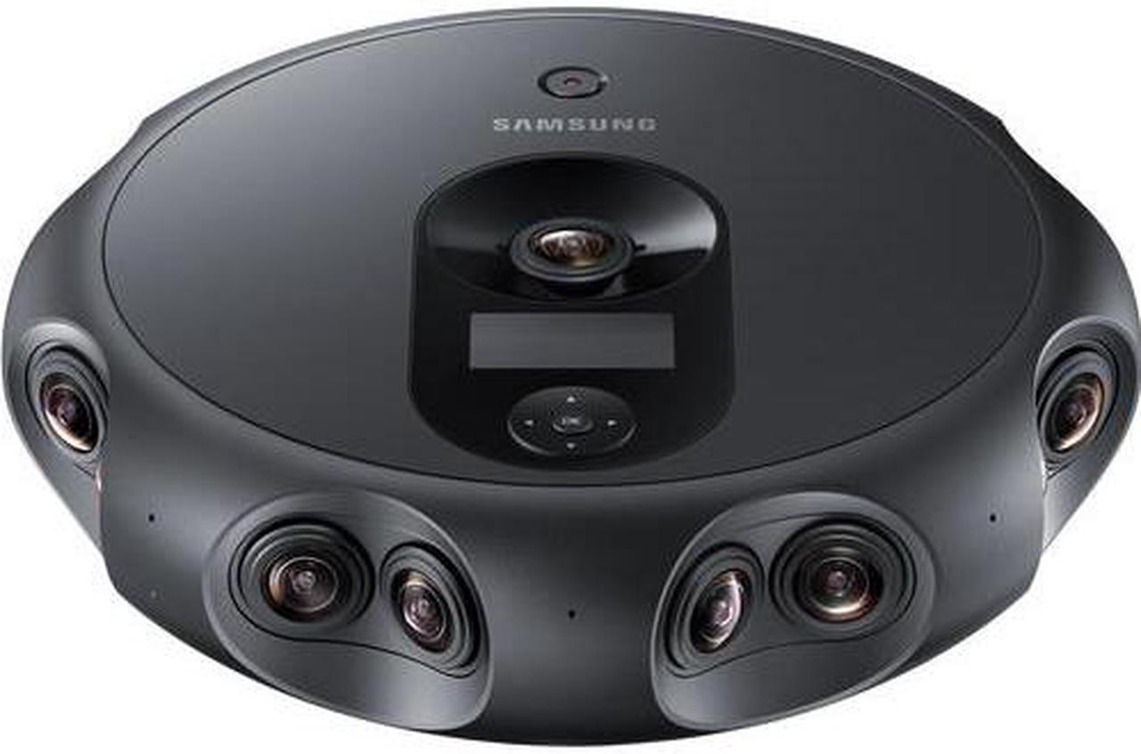 Alt view image 2 of 3 - Samsung - SM-R260NZKAXAR - Samsung 360 Round SM-R260 - 360 action camera - mountable - 3D - 4K / 30 fps - 2.0 MP - flash