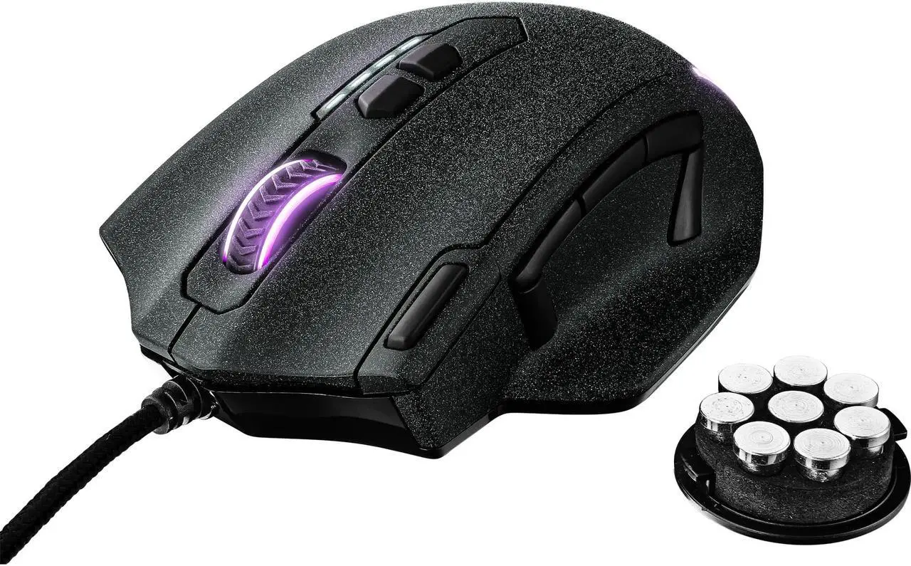 Alt view image 3 of 8 - Trust GXT 155 Caldor Gaming Mouse (black) - Built-in Customizable Weights and Onboard Memory for Programmable Profiles