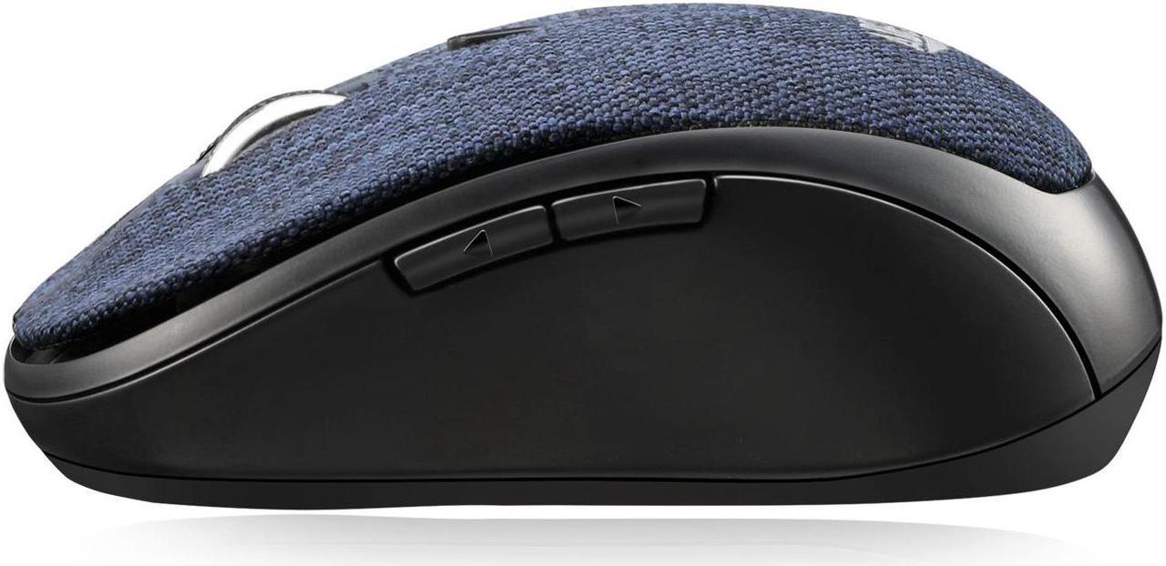 ADESSO IMOUSES80L ADESSO 2.4GHZ WIRELESS BLUE  FABRIC MINI OPTICAL MOUSE ,5-BUTTON ,  FABRIC SURFA