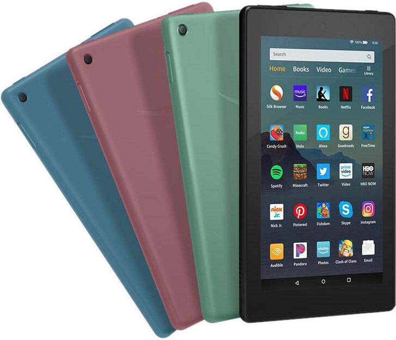 Alt view image 6 of 20 - Amazon Fire 7 2019 7" Tablet 16GB Plum B07HZQBBKL