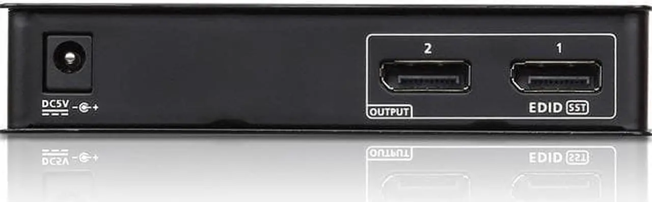 Alt view image 3 of 10 - Aten VS192 2-Port 4K Displayport Splitter With Mst/Sst