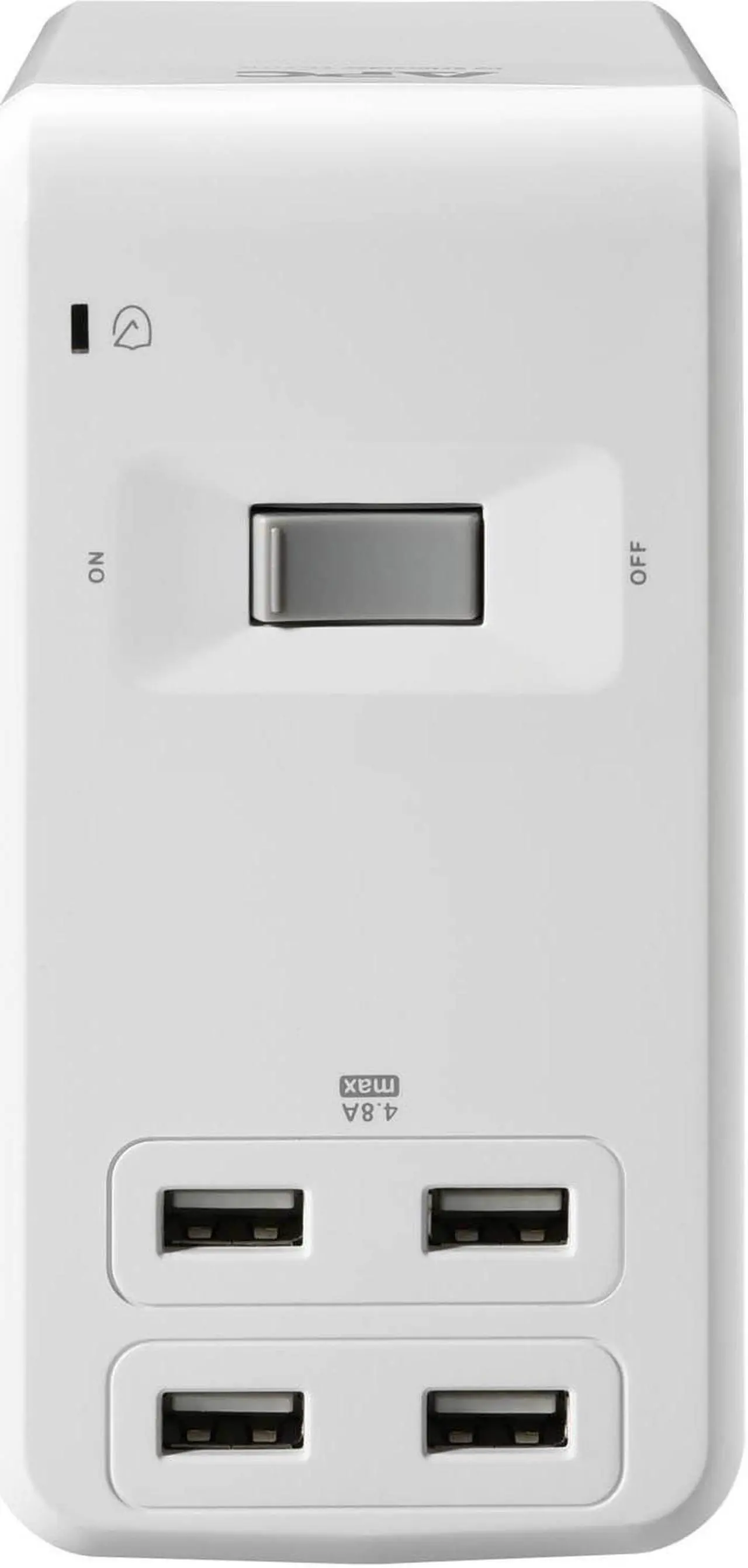 Alt view image 5 of 9 - APC Desk Mount Power Station, 6 Outlet U-Shaped Surge Protector, 1080 Joule of Surge Protection with 4 USB A Charging Ports (PE6U4W)