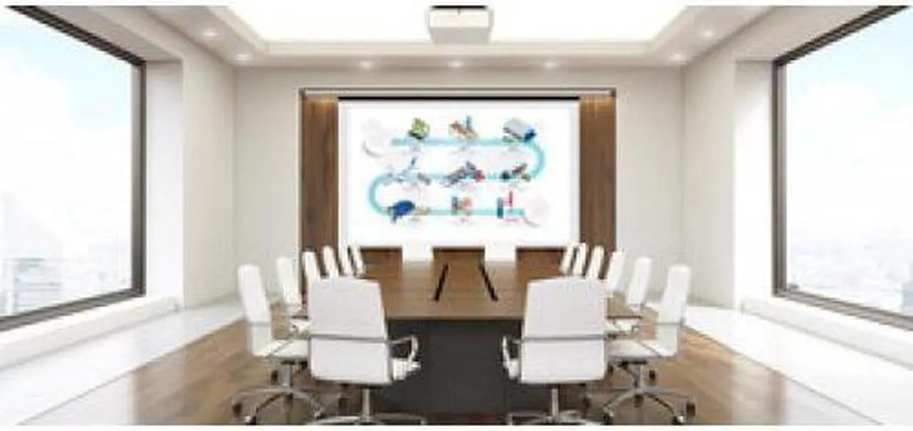 Alt view image 6 of 15 - Sony VPL-FHZ70 LCD Projector - 16:10 - White - 1920 x 1200 - Front, Ceiling - 1080p - 20000 Hour Economy Mode - WUXGA - 5500 lm - HDMI - DVI