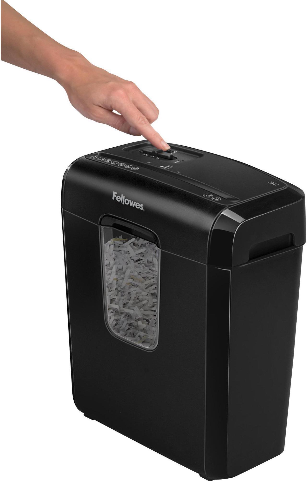 Fellowes Powershred 6C 6-Sheet Cross Cut Commercial Shredder (4771502)