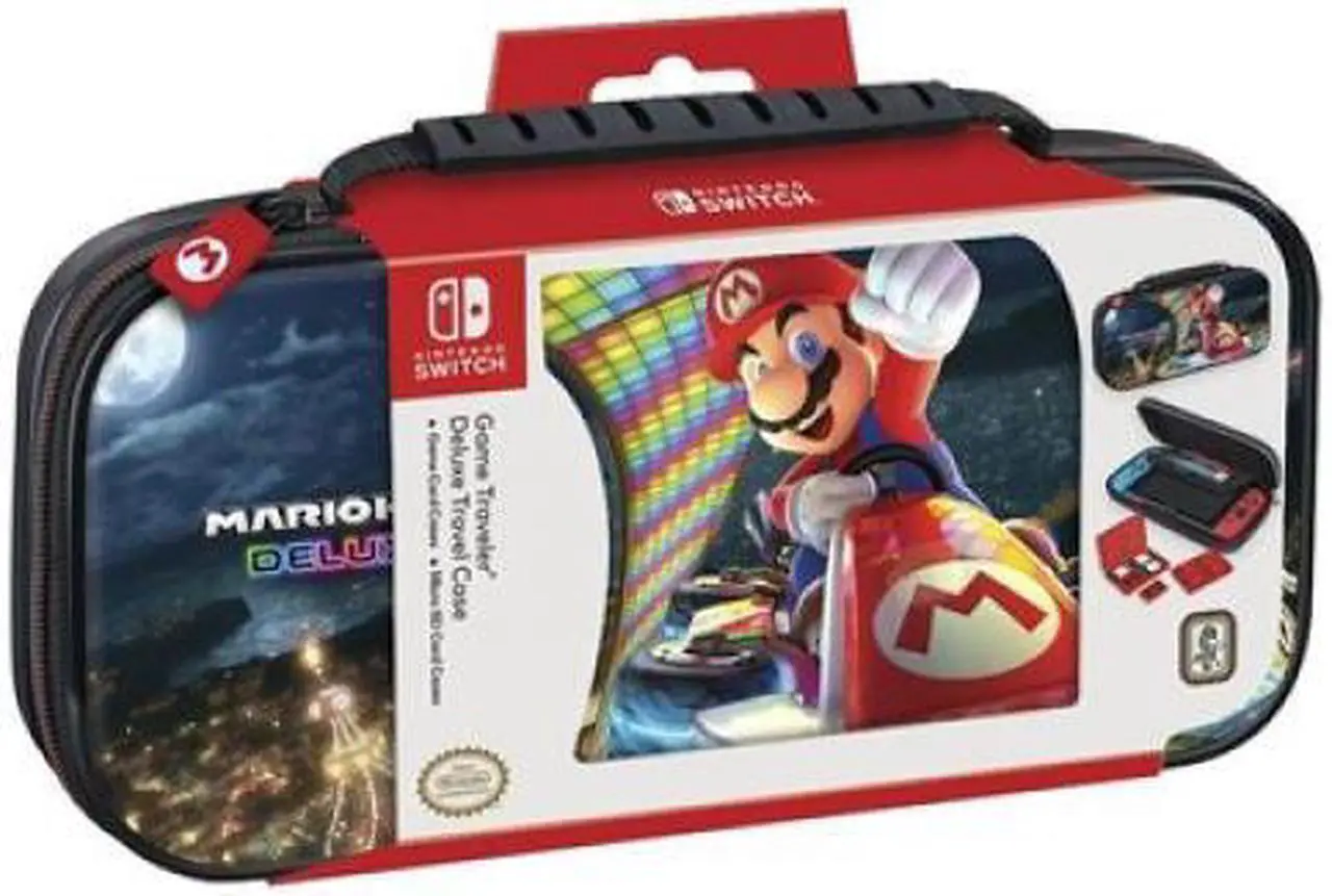 Alt view image 4 of 5 - RDS Industries, Inc Nintendo Switch Game Traveler Deluxe Travel Case- Mario Kart 8 Deluxe - Nintendo Switch