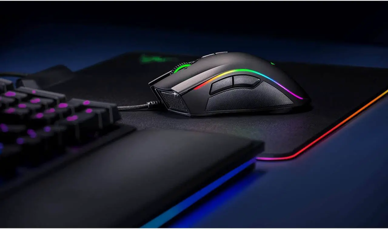 Alt view image 9 of 18 - RAZER MAMBA ELITE: 5G True 16,000 DPI Optical Sensor - 9 Programmable Buttons - Ergonomic Form Factory - Razer Chroma Enabled - Esports Gaming Mouse