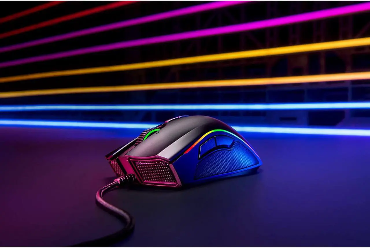 Alt view image 8 of 18 - RAZER MAMBA ELITE: 5G True 16,000 DPI Optical Sensor - 9 Programmable Buttons - Ergonomic Form Factory - Razer Chroma Enabled - Esports Gaming Mouse